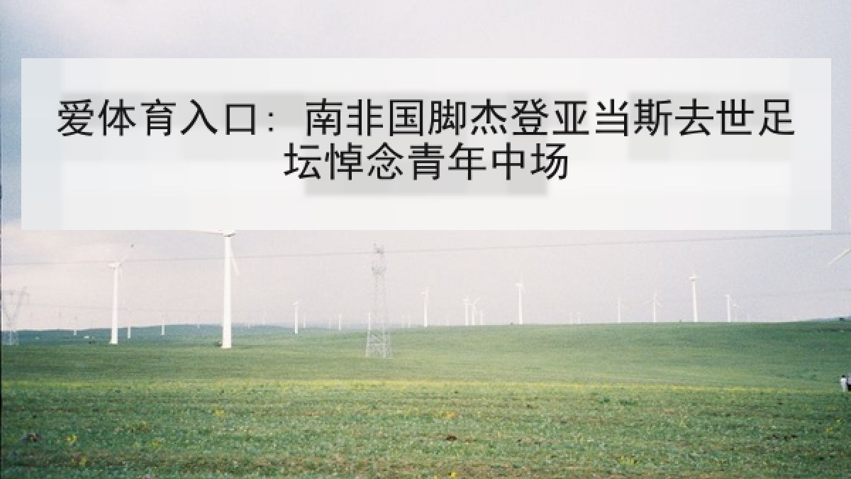 爱体育入口: 南非国脚杰登亚当斯去世足坛悼念青年中场