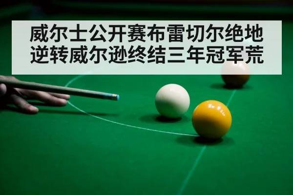 威尔士公开赛布雷切尔绝地逆转威尔逊终结三年冠军荒